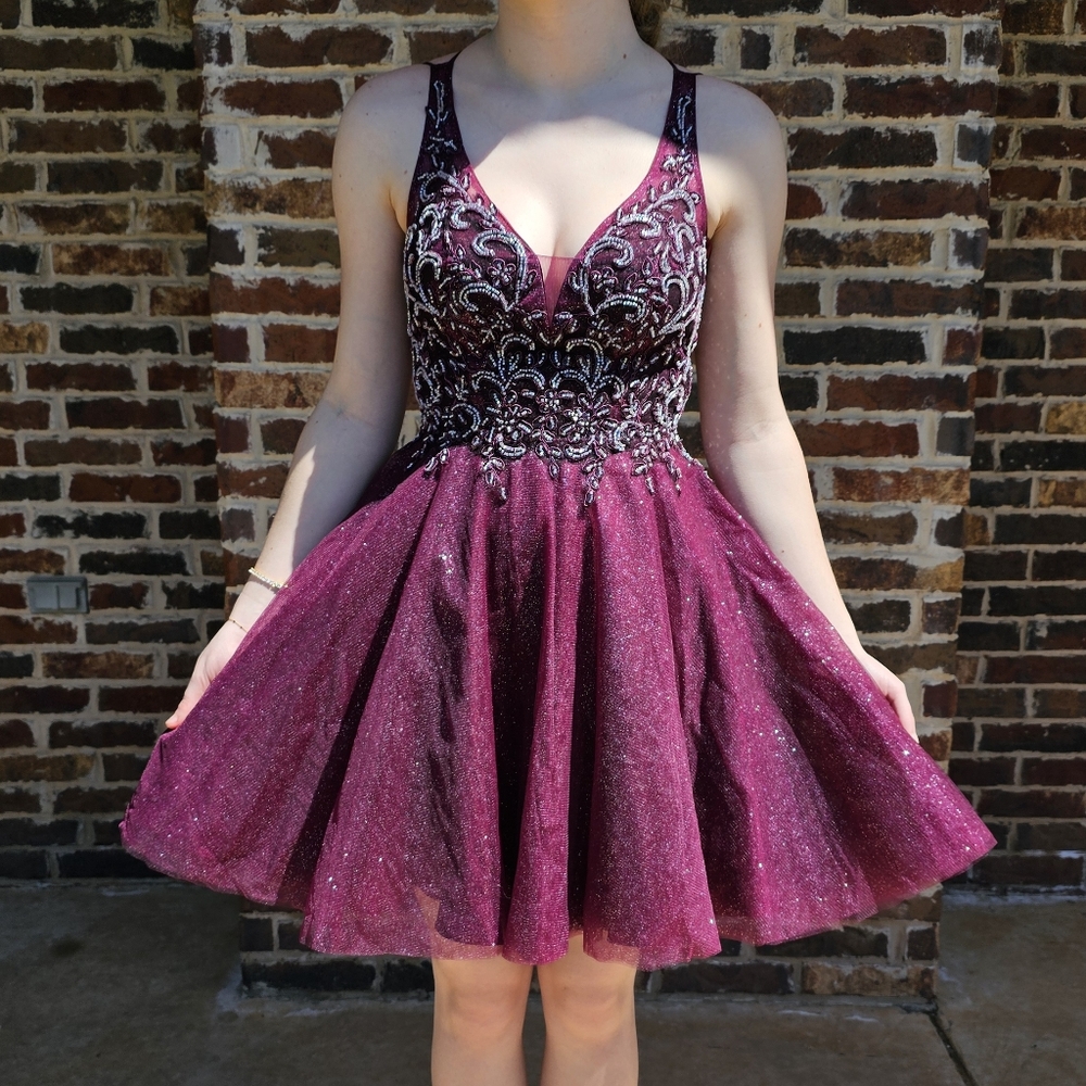 Elegant Purple Kids Dress